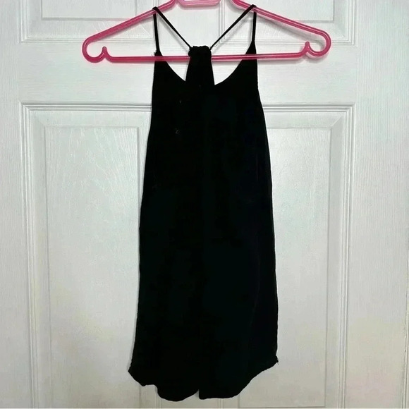 Spaghetti Strap Tank Top Flowy Black Size Extra Small - Picture 9 of 16